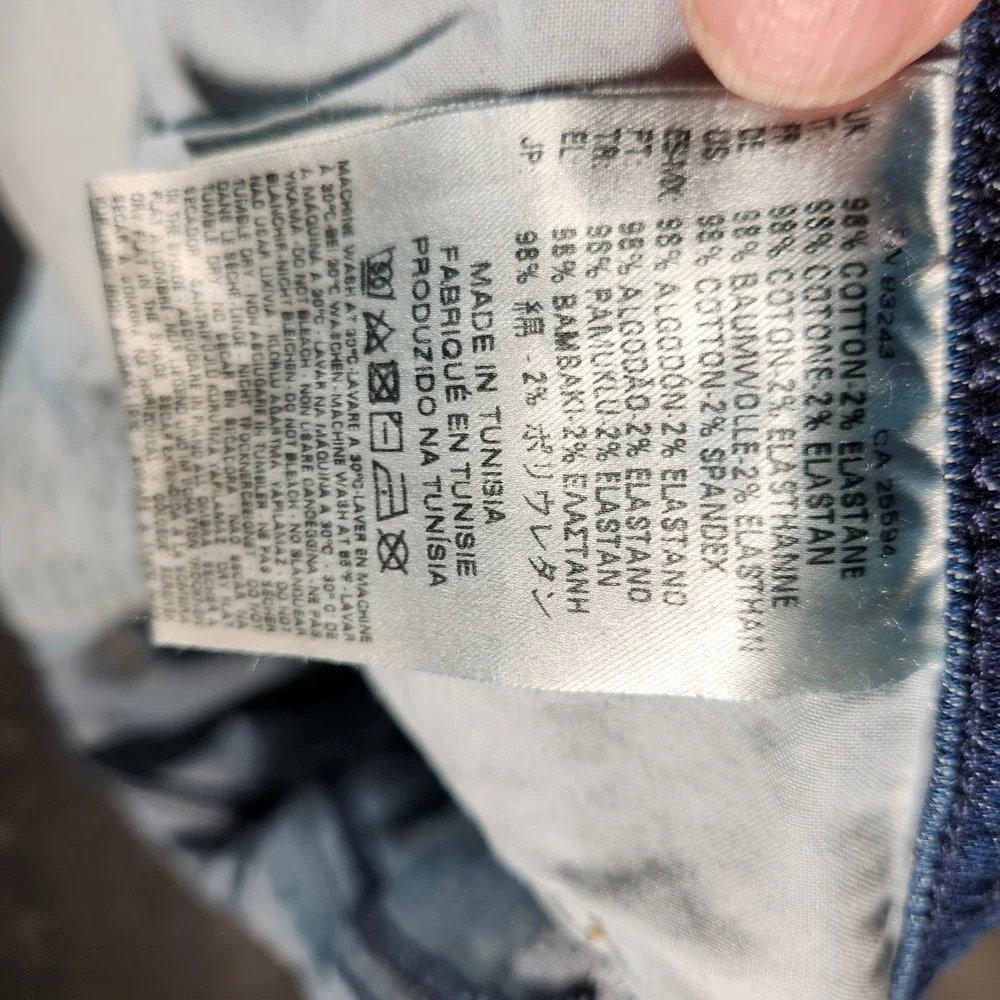 Diesel Buster 084GR Stretch Regular‎ Slim Tapered Blue Wash Denim Jeans